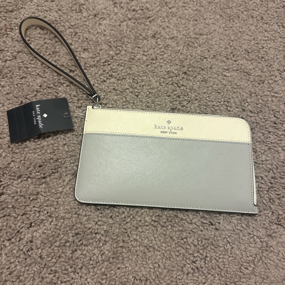 Kate Spade Colorblock Leather Wristlet — NWT